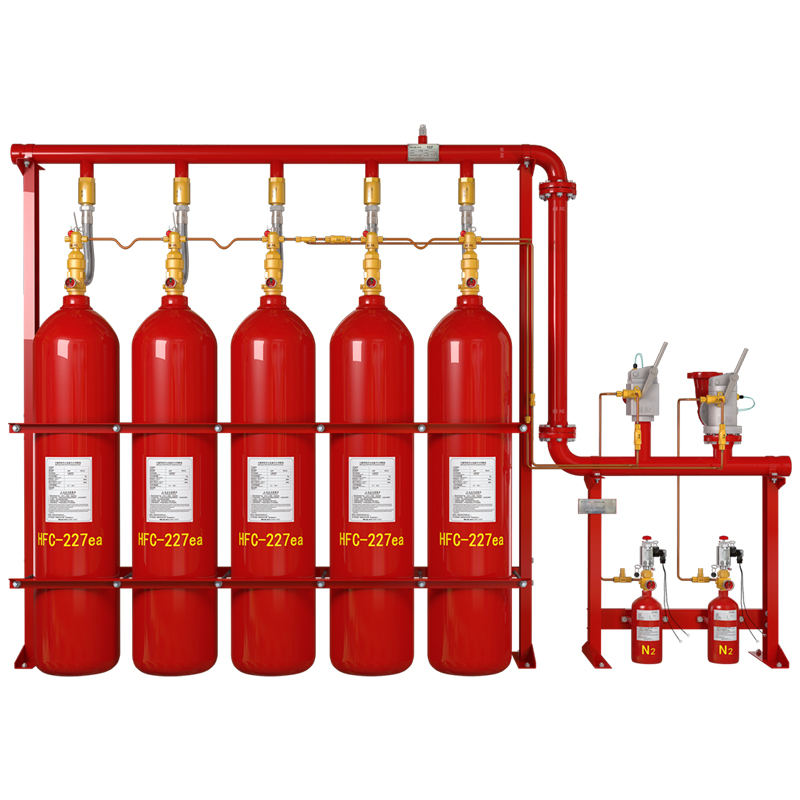 Piped HFC-227ea (Heptafluoropropane) Fire Suppression System（4.2 MPa）